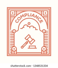 COMPLIANCE ICON CONCEPT