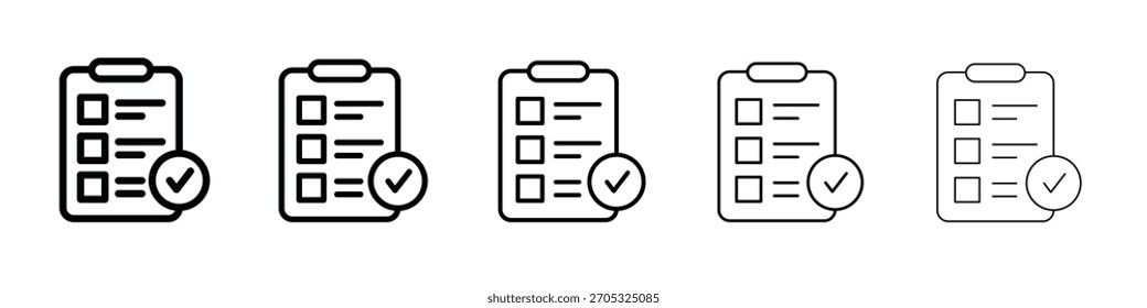 Diseño de iconos de conformidad, logotipo, App, interfaz de usuario. Ilustración vectorial, EPS