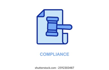 compliance icon isolated vector illustration