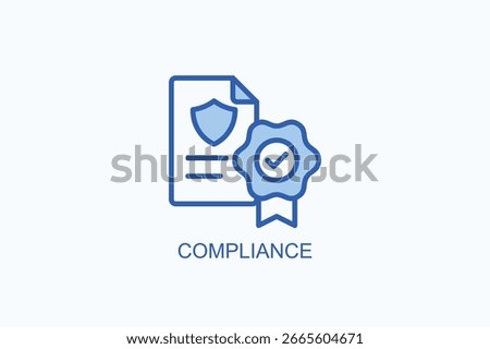 Compliance Icon Or Logo Isolated Vector Illustration