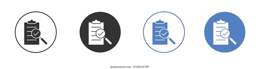 Conjunto de pictogramas de iconos de conformidad. Diseños de iconos de Vector