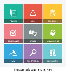 COMPLIANCE ICON SET