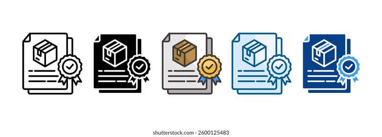 Compliance Icon Set Multiple Style Collection