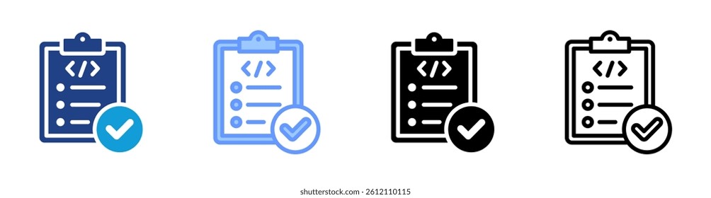 Compliance icon set multiple style collection