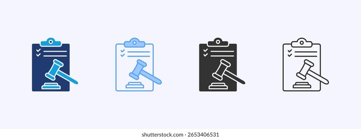 Compliance Icon Set Multiple Style Collection