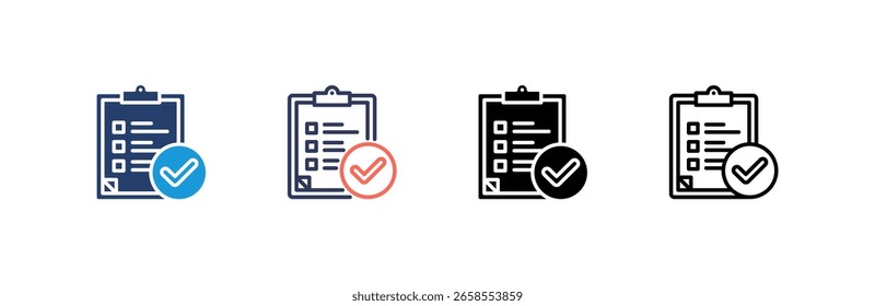 Compliance icon set multiple style collection