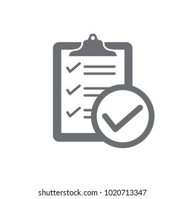 In compliance icon set that shows a company passed inspection