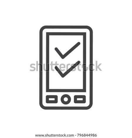 In compliance icon set that shows a company passed inspection