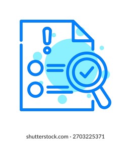 Icono De Conformidad En La Ilustración vectorial De Formas