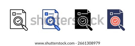Compliance icon sheet multiple style collection