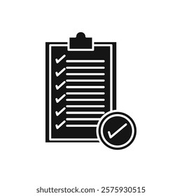 Compliance icon Simple thin line flat symbol