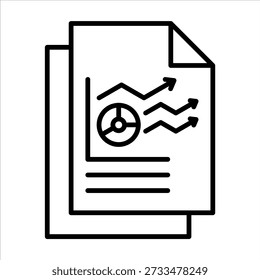 Compliance Metric Icon. Simple Vector Outline Illustration