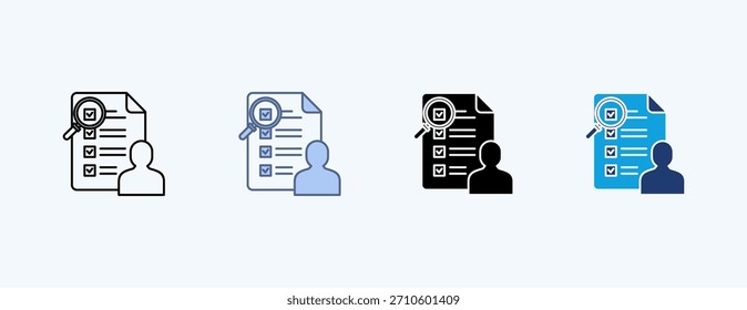 Vector de ilustración de varios iconos de conformidad