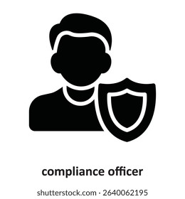 compliance officer Vector Icon which can easily modify or edit
