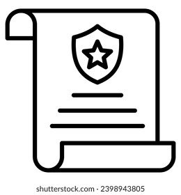 Compliance Policies Icon line vector illustration