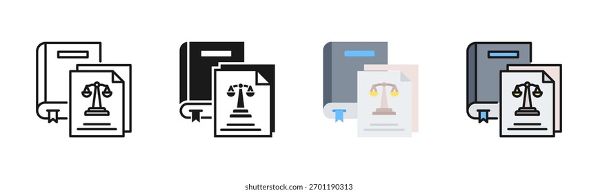 Symbolpaket für Compliance-Richtlinien in mehreren Stilen