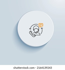 compliance process icon vector design