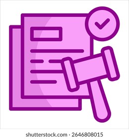 Elemento De Icono De Informe De Conformidad Para Diseño