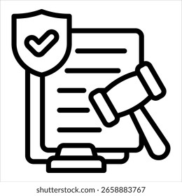 Compliance Report Icon Element For Design