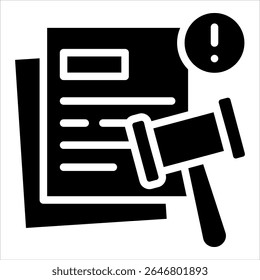 Compliance Risk Icon-Element für Design