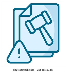 Elemento De Ícone De Risco De Conformidade Para Projeto