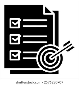 Compliance Target Icon Element For Design