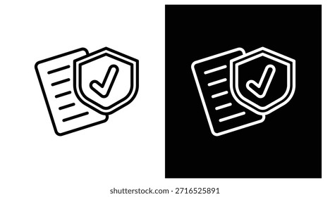 Versión de dos tonos en el fondo blanco y negro