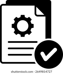 Elemento de Ícone de Fluxo de Trabalho de Conformidade para Design