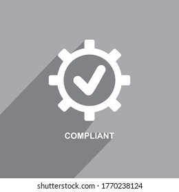 icono compatible, vector de icono de Business