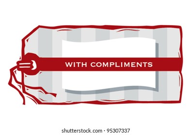 with compliments