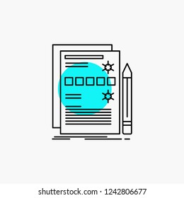 Component, data, design, hardware, system Line Icon