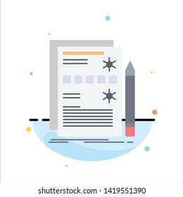 Component, data, design, hardware, system Flat Color Icon Vector