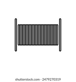 Component Icon. Part, Unit. Electronics Element Symbol - Vector. 