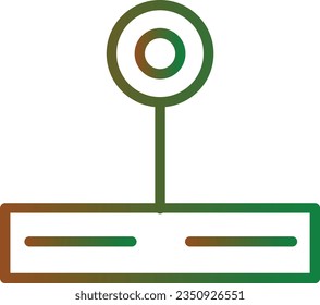 Komponenten Signal-Pc-Farbzeilensymbol