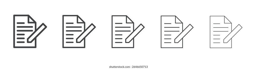 Compose icon flat simple outline logo