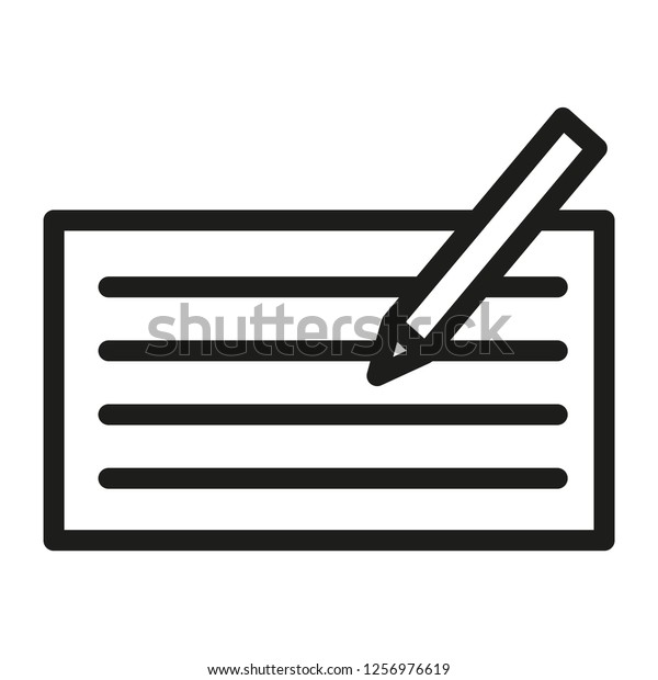 Compose Icon Pen Paper Best Designmodernelegance Stock Vector