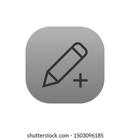 Compose  - Line Vector Icon