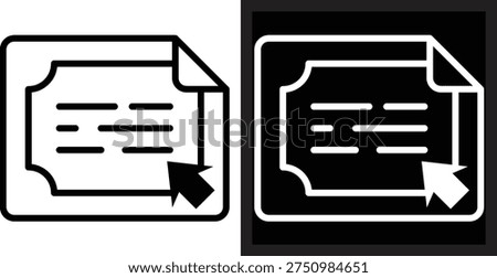 compose Two-tone version in black and white background