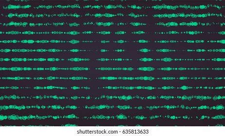 Composed Of Particles. Abstract Graphic Design. Modern Sense Of Science And Technology Background. Vector Illustration. Abstract Dots Connection Background. Flowing Particles Waves.