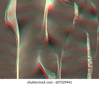 Composed of particles swirling abstract graphics