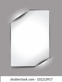 Composite empty frame with places for design, eps10 vector background