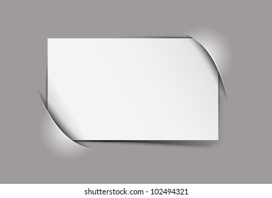 Composite empty frame with places for design, eps10 vector background