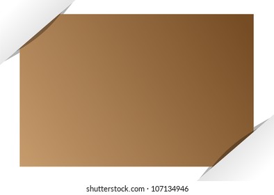 Composite empty page with places for photo, eps10 vector background