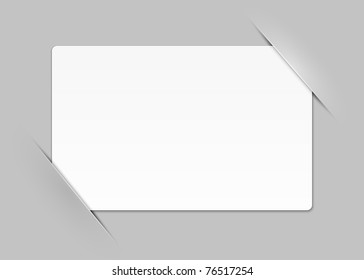 Composite empty page with places for photo, eps10 vector background svg