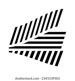 material compuesto ingeniero aeronáutico glifo vector de icono. signo de ingeniero aeronáutico material compuesto. ilustración de símbolo aislado