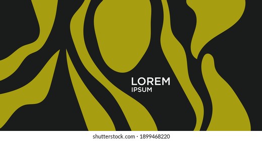 A composition with abstract elements in a popular style. Background for your design. Poster for a blog and website. Fashionable vector illustration.