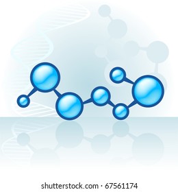 Composition from abstract scientific symbols