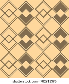 Composition with abstract shapes on a beige background, pattern    