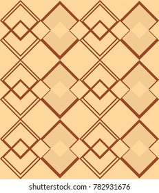 Composition with abstract shapes on a beige background, pattern    