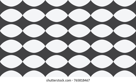 Composition with abstract shapes on a black background, pattern